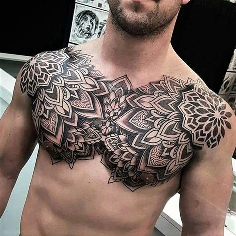 diseos tatuajes en el pecho para hombres|68 Tatuajes en el pecho: Galería de diseños